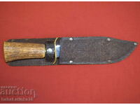 Old massive Bulgarian steel hunting knife