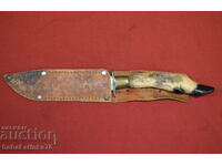 Old Bulgarian steel hunting knife