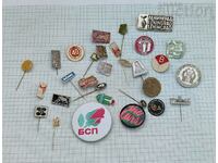 MISCELLANEOUS BADGES LOT 30 PCS