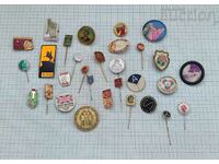 MISCELLANEOUS BADGES LOT 30 PCS