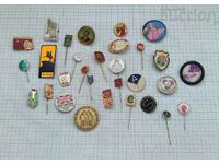 MISCELLANEOUS BADGES LOT 30 PCS