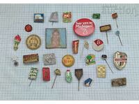 MISCELLANEOUS BADGES LOT 30 PCS