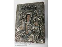 Old silver household icon - 19th century