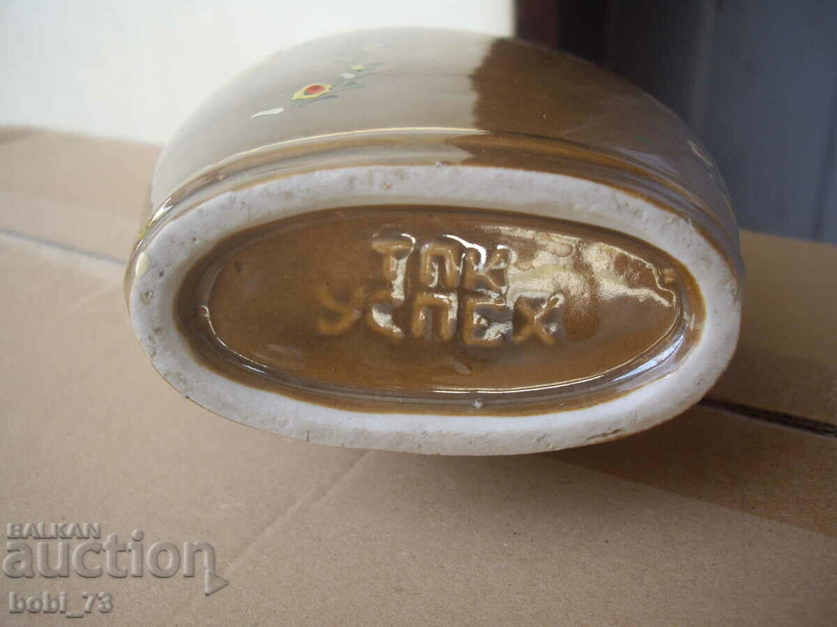 Auction  Old ceramic stool.