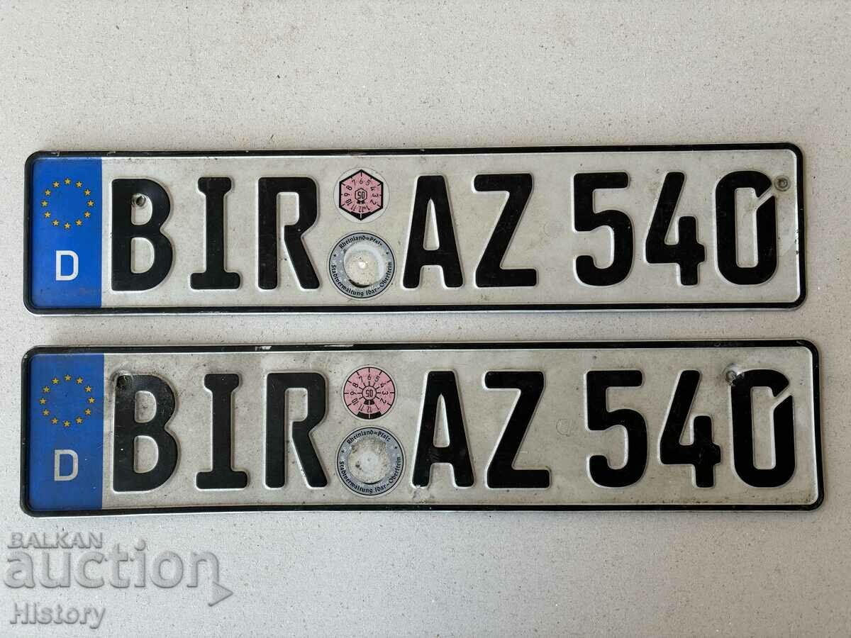 Registration numbers