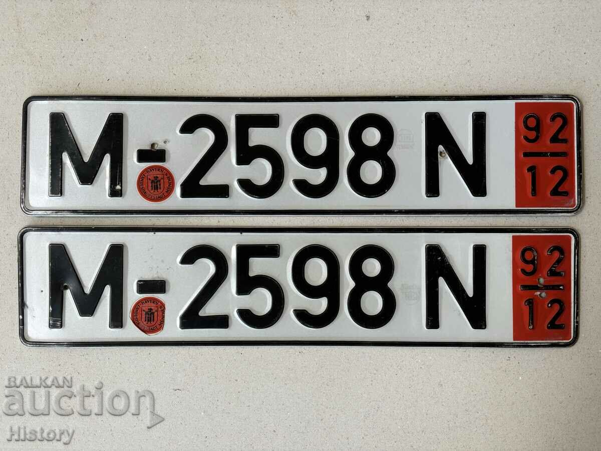 Registration numbers