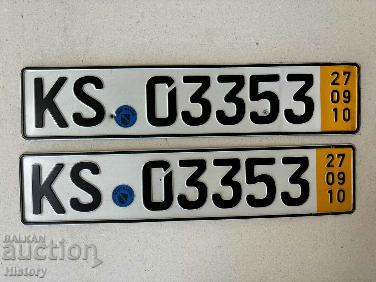 Registration numbers