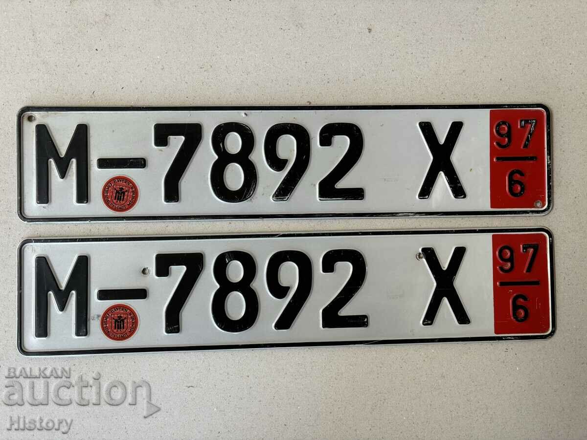 Registration numbers