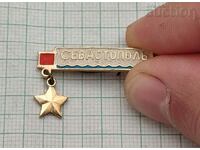 SEVASTOPOL CITY HERO USSR BADGE