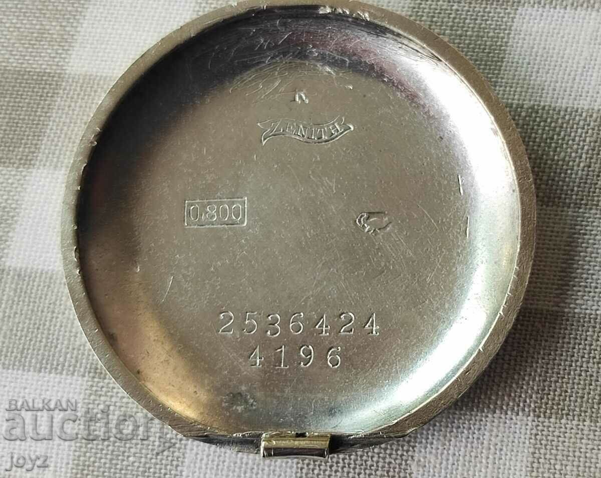 SILVER OUTER COVER for ZENITH POCKET WATCH / SAMPLE 800