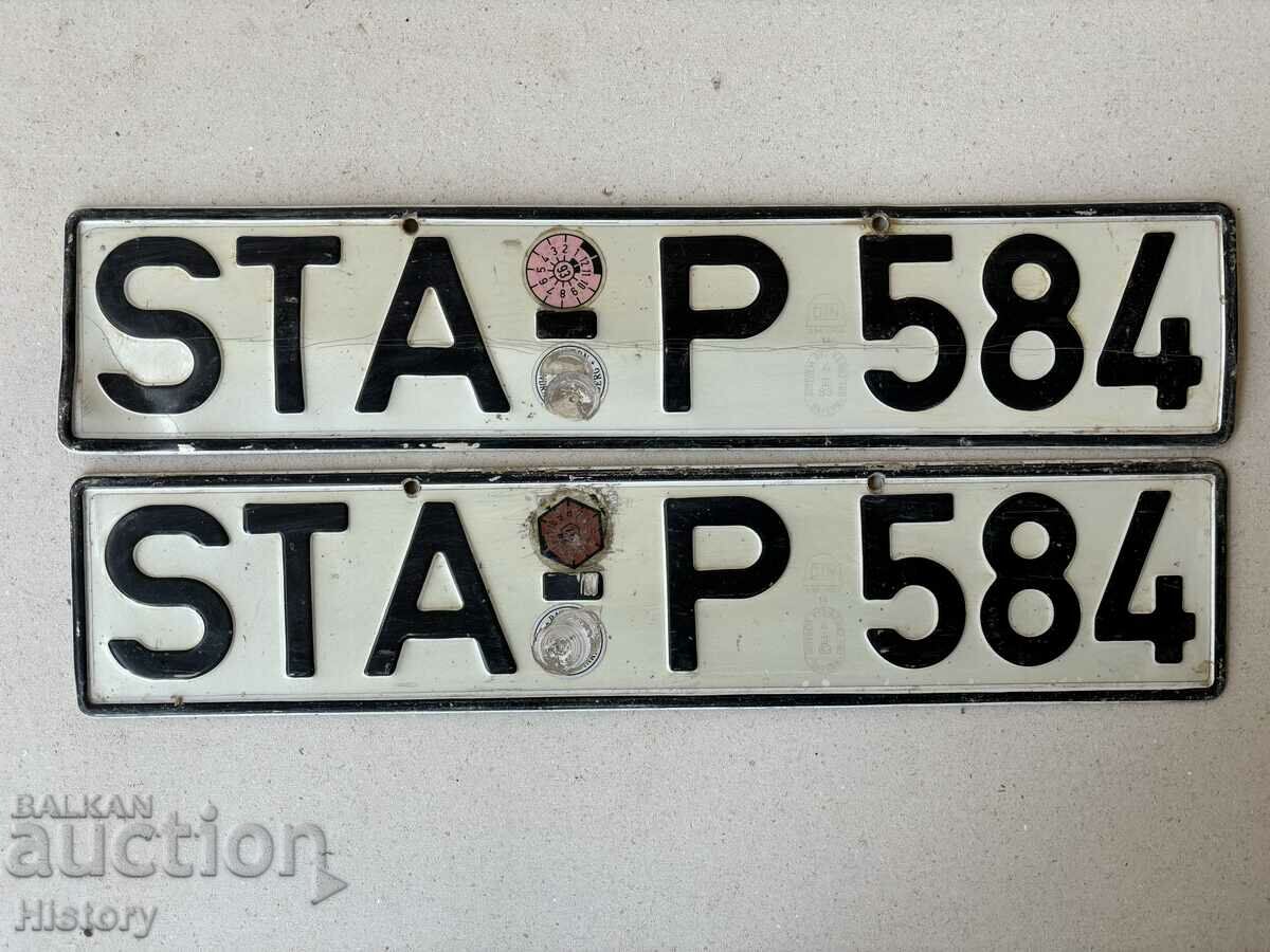 Registration numbers