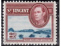 France/St.Vincent-1949-Regular-KGVIoval+natural motifs,MLH