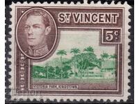 Franța/St.Vincent-1949-Regular-KGVIoval+motive naturale,MLH