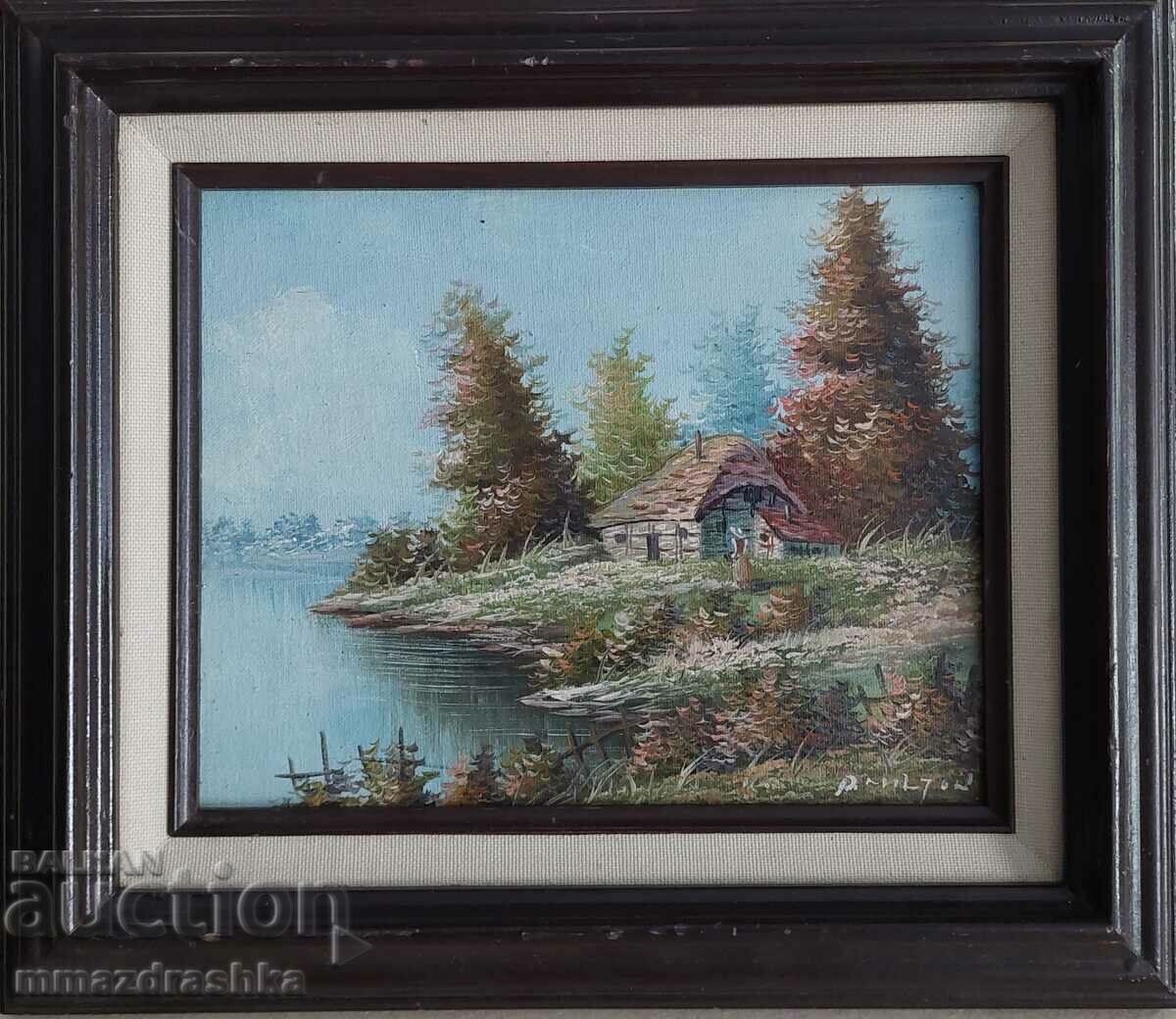 Oil painting, signed