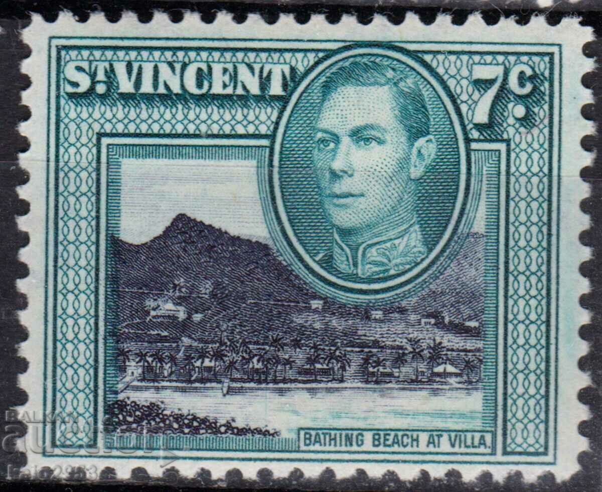 France/St.Vincent-1949-Regular-KGVIoval+natural motifs,MLH