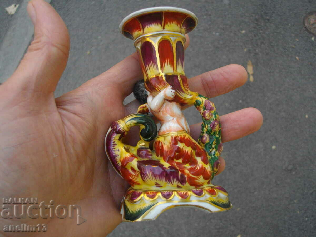 Аукцион СТАР ПОРЦЕЛАНОВ СВЕЩНИК CAPODIMONTE