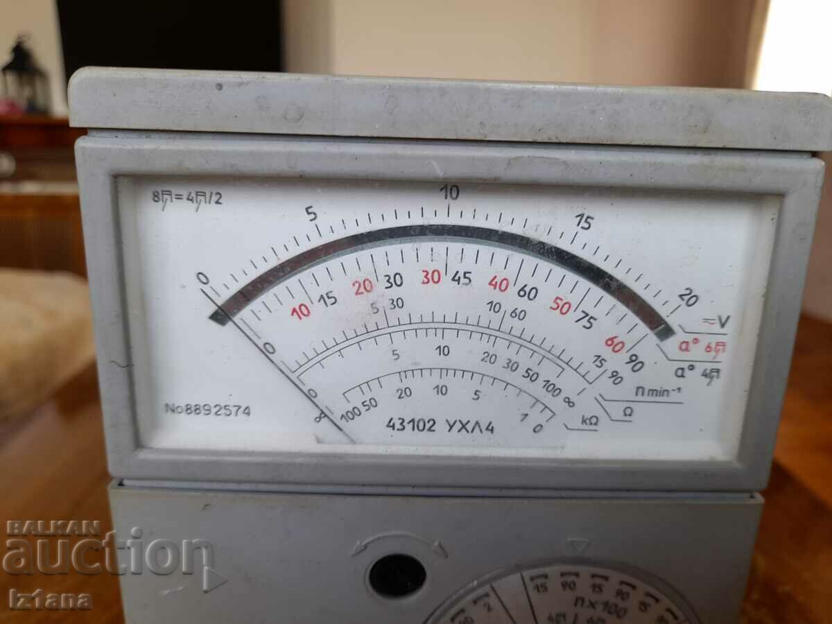 Old multimeter 43102 UHL 4 with price 47.00 BGN | € 24.03