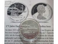 Silver 1 Dollar Ship 1991 Καναδάς