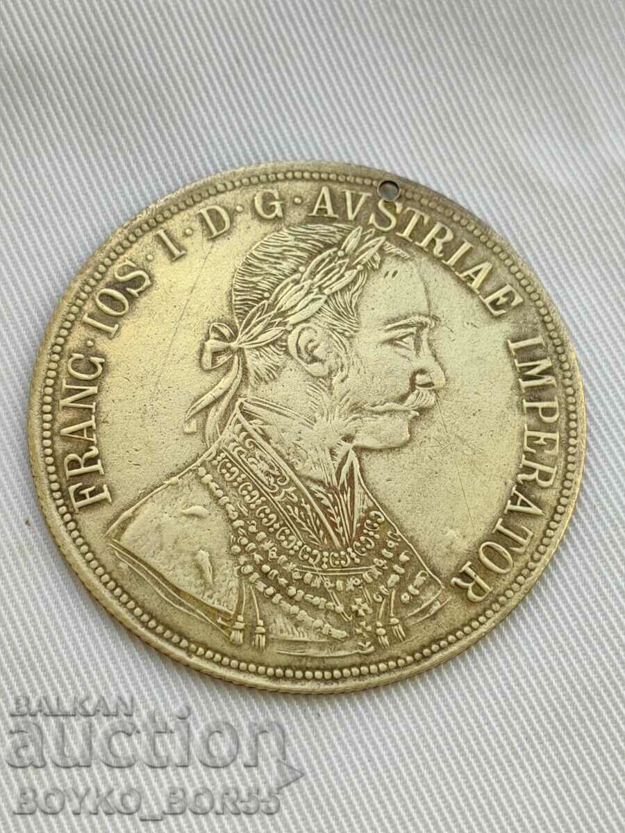 Licitație Pendar original regal din alamă bulgară pentru bijuterii din anii 1930