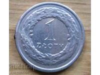 1 zloty 1992 - Polonia