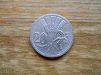 20 Halers 1928 - Czechoslovakia