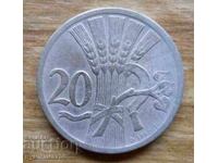 20 Halers 1928 - Czechoslovakia