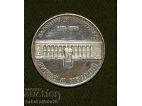 5 BGN 1978.100 National Library silver coin