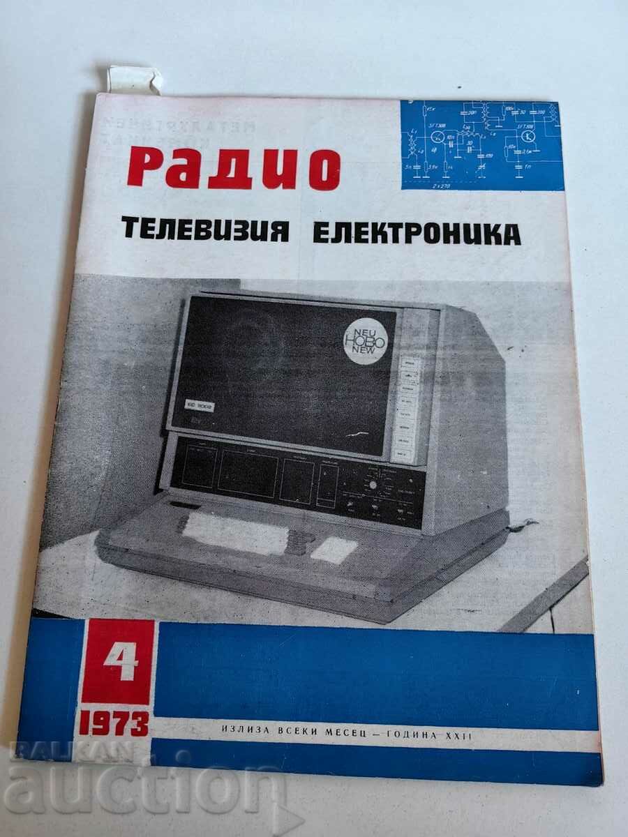 domeniu 1973 REVISTA RADIO TELEVIZIUNE ELECTRONICA