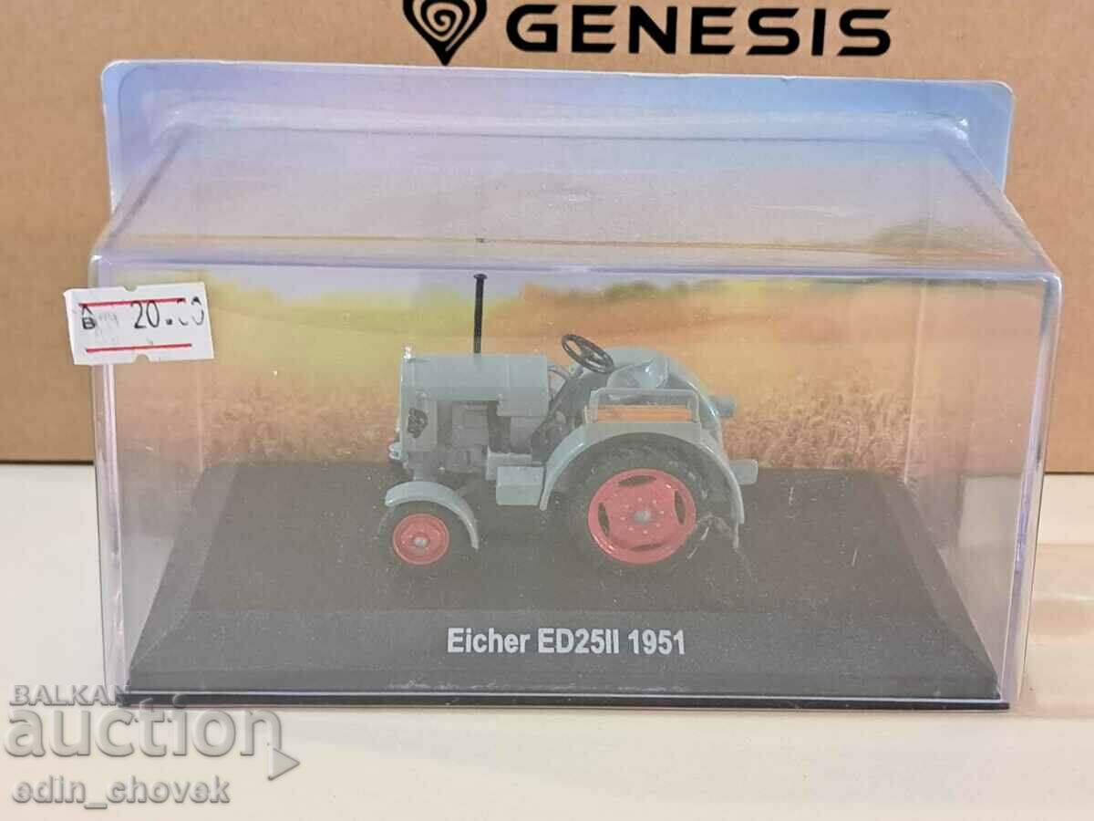 1/43 Hachette Tractor Elcher. Nou