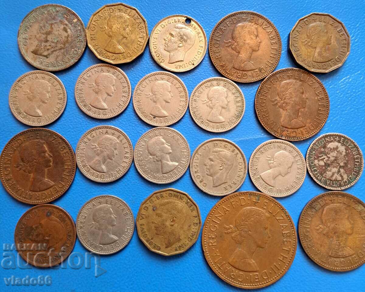 Lot of old UK coins