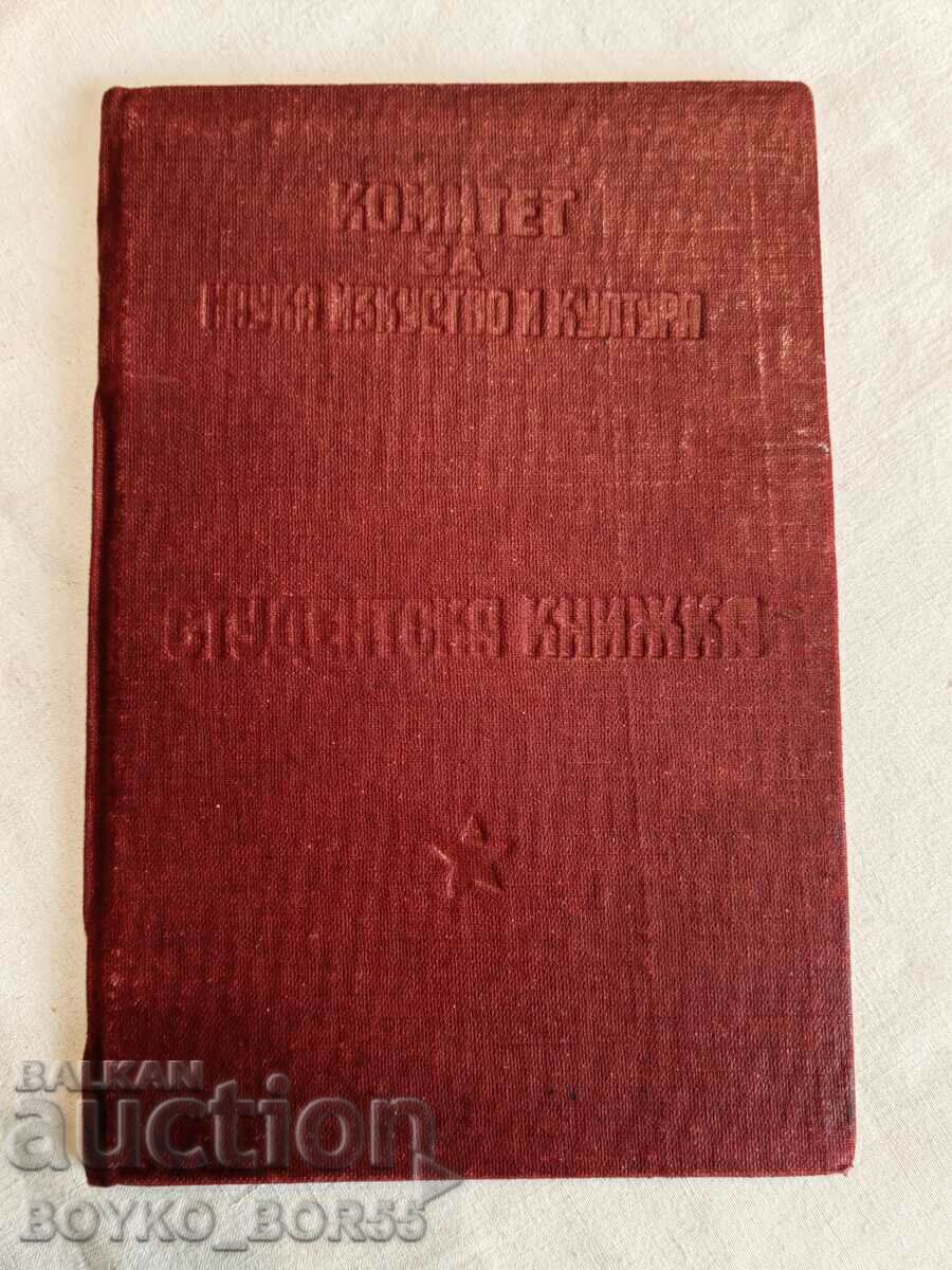 Delivery of Student Booklet from 1950 + Supplement to Diploma from 1955 Delivery of Student Booklet from 1950 + Supplement to Diploma from 1955