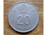 20 forints 1984 - Hungary