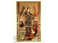 Old card - art - P. Espalarges, Archangel Michael