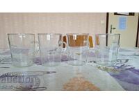 ✅SET OF GLASS GLASSES WITH HANDLES - 4 PCS. ❗