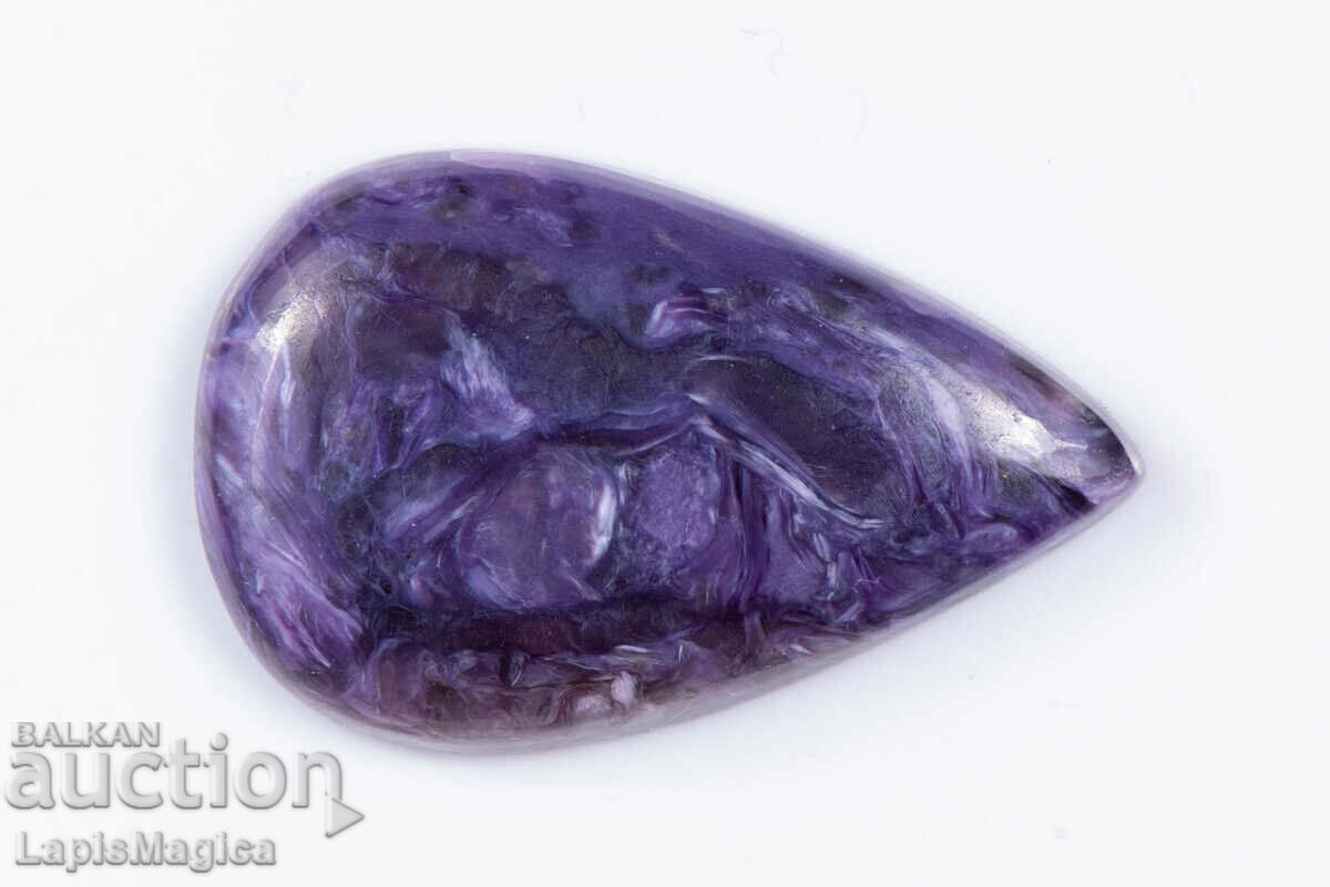 Charoite 33.7ct Drop Cabochon #3