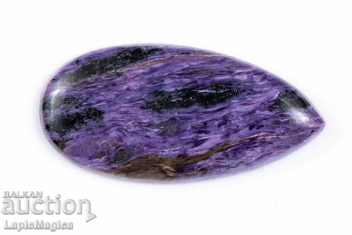 Charoite 42,9ct Drop Cabochon #4