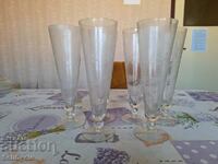 ✅TALL GLASS GLASSES - 6 PCS.❗