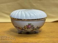 Porcelain box with markings