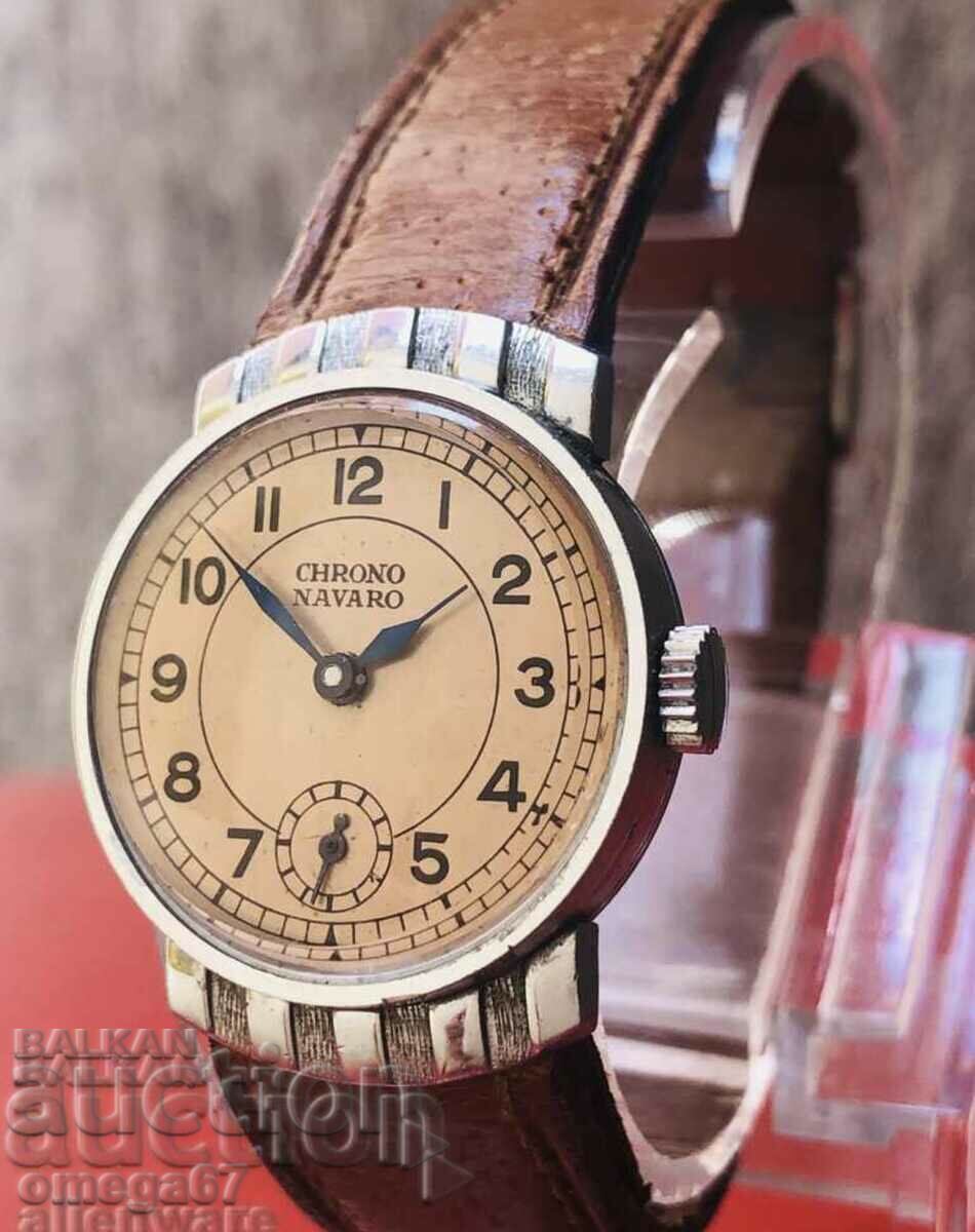 Ολοκαίνουργιο ρολόι χειρός Art Deco 1936! - 7