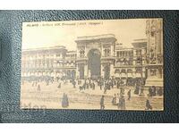 OLD POSTCARD MILAN VINT.EMANUELE (ARCH.MENGONI)