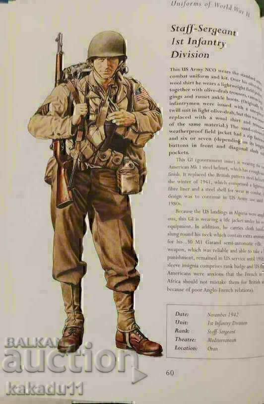 WW II Book World War II Uniforms P. Darman - 7 WW II Book World War II Uniforms P. Darman - 7