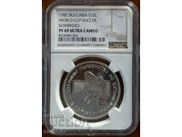 BGN 10 Spain 1982 sombrero. NGC 69 UC.