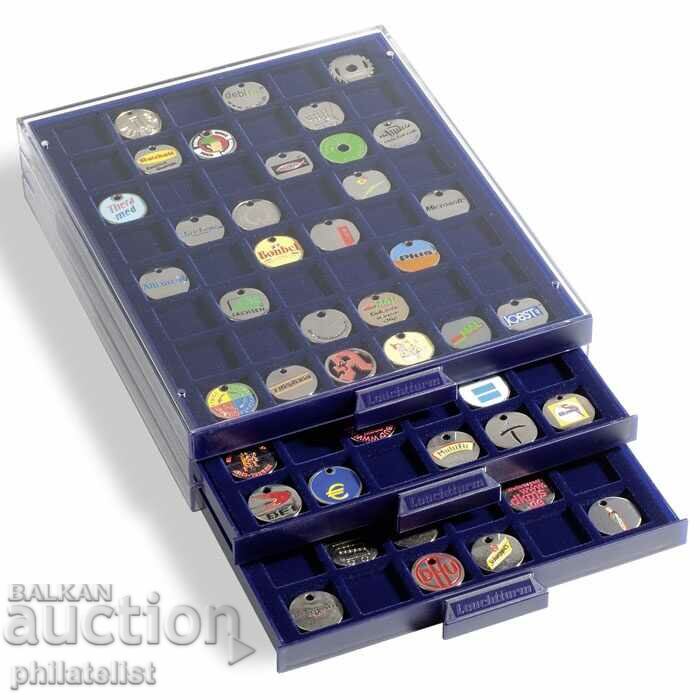 Leuchtturm MBS 48 – PVC box for 48 coins up to 24 mm with price 27.50 BGN | € 14.06