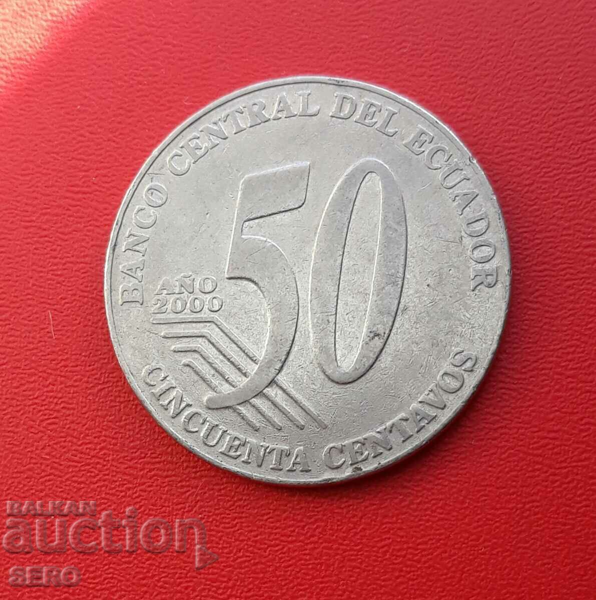 Ecuador-50 centavos 2000