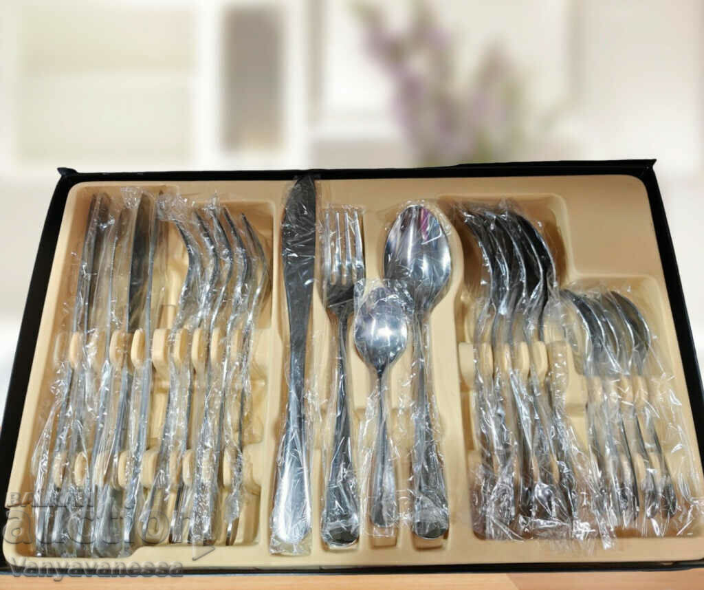 24 Piece Portuguese Style Cutlery Set