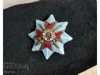 For bravery, kingdom of Bulgaria, miniature, war, badge