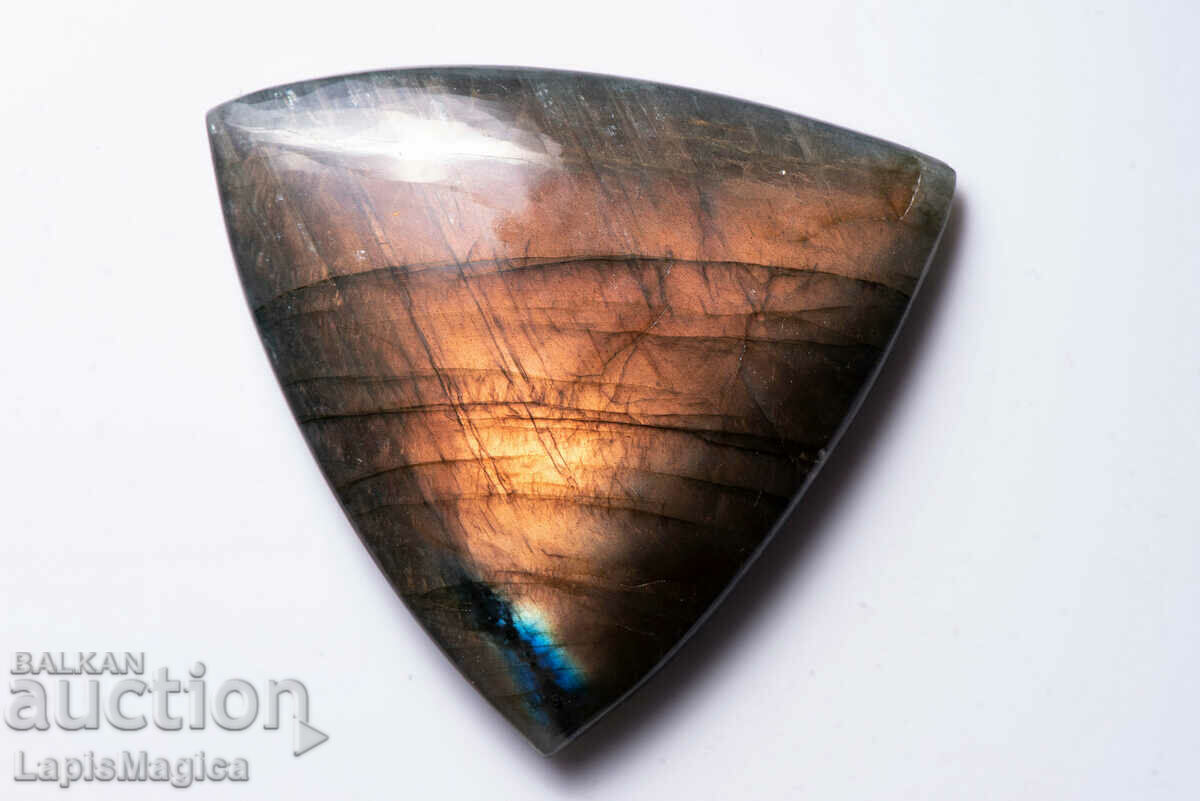 Large Labradorite 192.8ct Trillion Cabochon #1