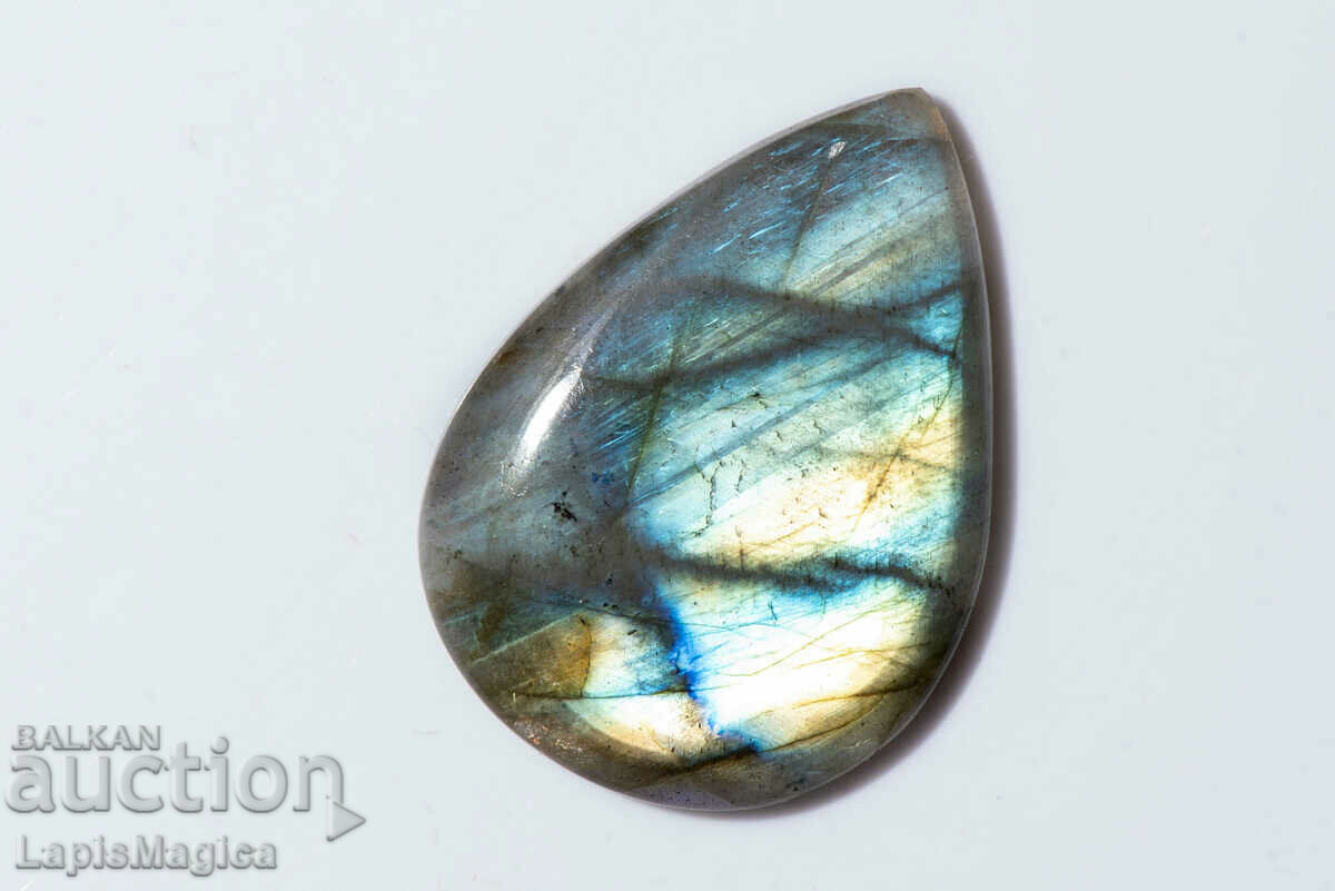 Labradorite 66.5ct Drop Cabochon #5