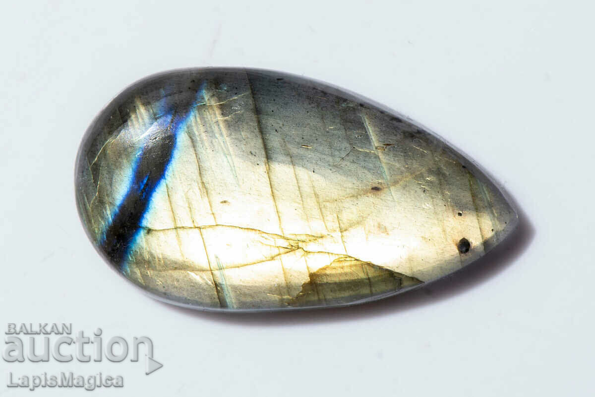 Labradorite 41.4ct Drop Cabochon #7