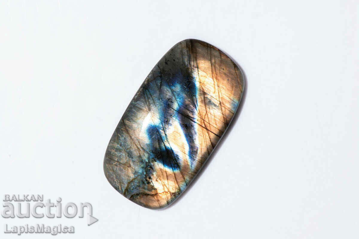 Μεγάλο Labradorite 96,2ct Octagon Cabochon #10